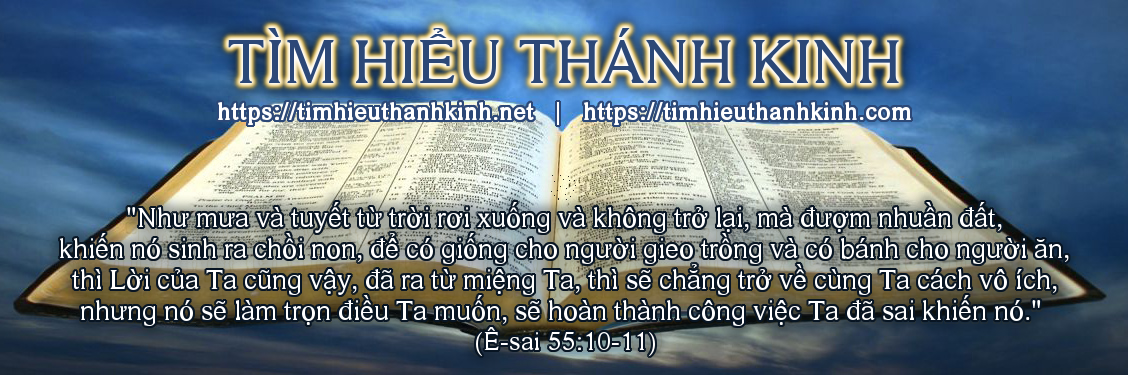 Tìm Hiểu Thánh Kinh